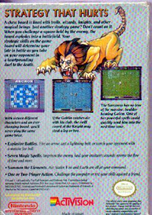 Archon - Nintendo Entertainment System (NES) video game collectible - Main Image 2