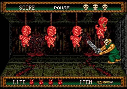 Splatterhouse 2 - Sega Mega Drive (Namco - 1) video game collectible [Barcode 722674020138] - Main Image 2