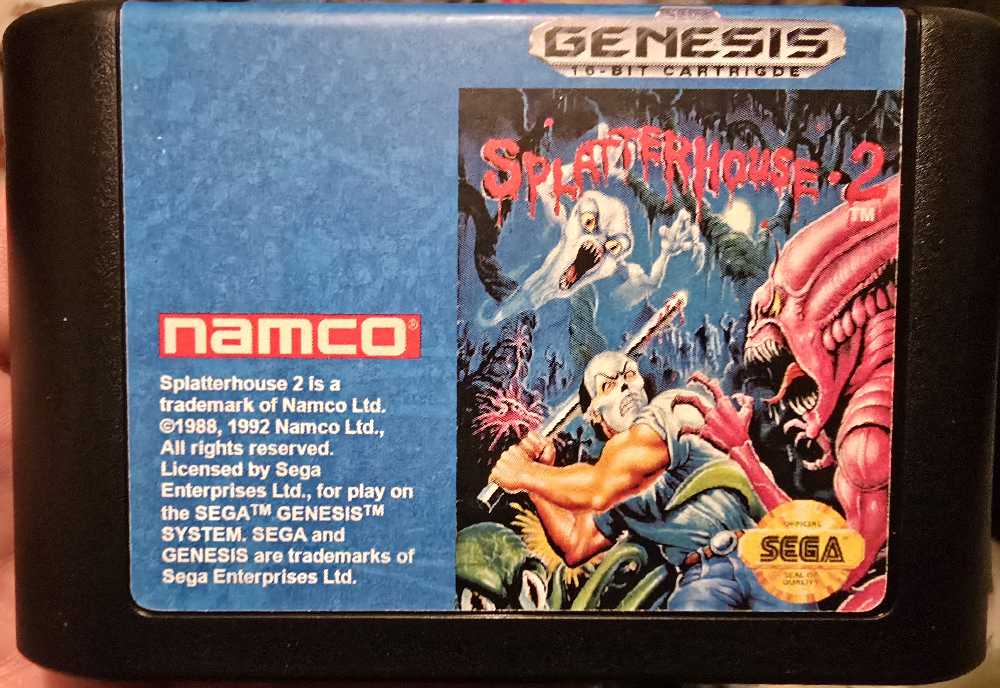 Splatterhouse 2 - Sega Genesis (Mega Drive) (Sega - 1) video game collectible - Main Image 3