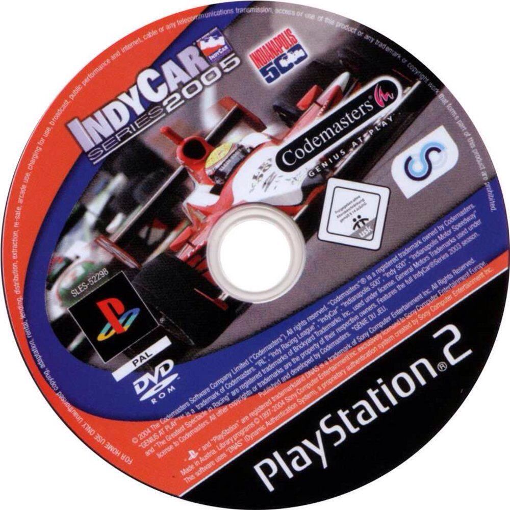 Indycar Series 2005 - Sony PlayStation 2 (PS2) (Code Masters - 1-2) video game collectible [Barcode 5024866323740] - Main Image 2