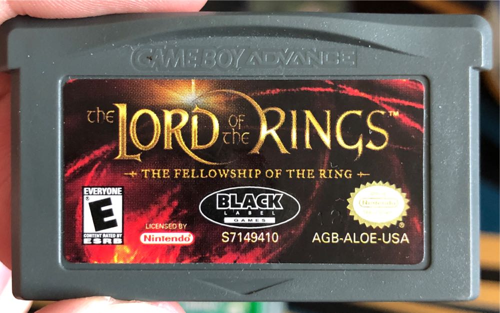 The Lord Of The Rings: The Fellowship Of The Ring - Nintendo Game Boy Advance (GBA) video game collectible - Main Image 2