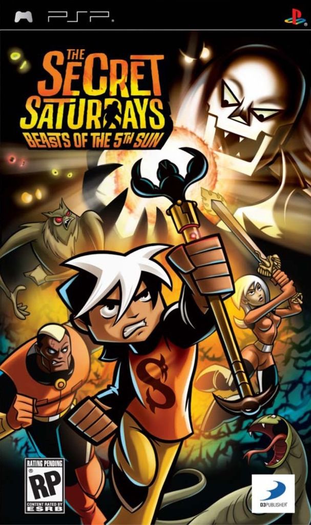 The Secret Saturdays: Beasts of the 5th Sun - Sony PlayStation Portable (PSP) video game collectible - Main Image 1