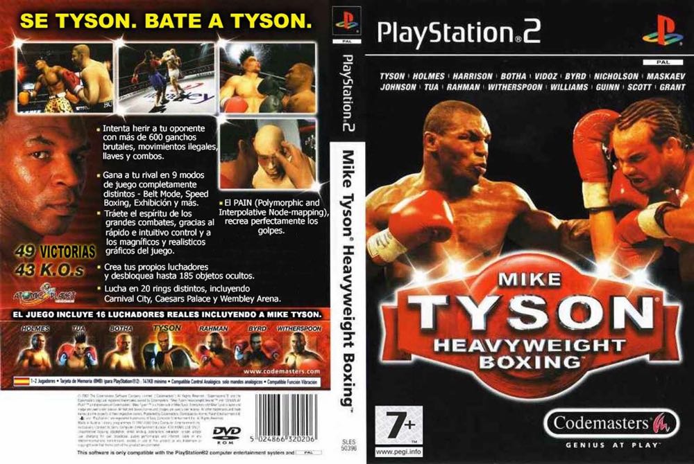 Mike Tyson Heavyweight Boxing - Sony PlayStation 2 (PS2) (Codemasters - 2) video game collectible [Barcode 767649400317] - Main Image 2