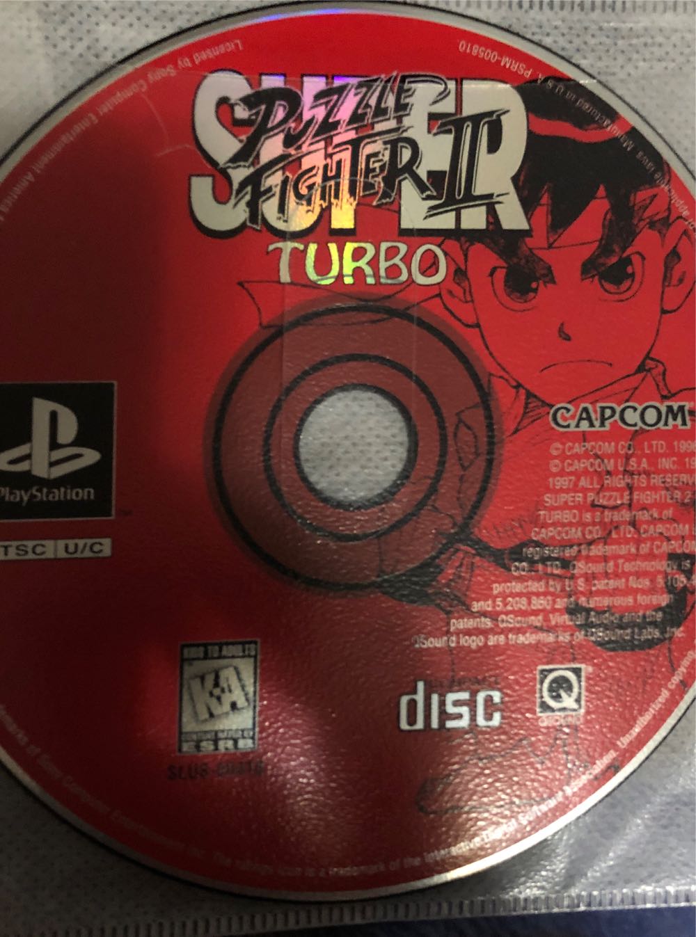Super Puzzle Fighter II Turbo - Sony PlayStation (Capcom - 2) video game collectible [Barcode 013388210251] - Main Image 4