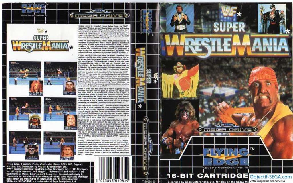 WWF Super Wrestlemania - Sega Mega Drive (Flying Edge - 2) video game collectible [Barcode 5023843010819] - Main Image 2