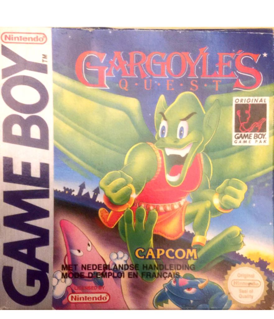 Gargoyles Quest - Nintendo Game Boy (Capcom Co., Ltd. - 1) video game collectible [Barcode 5028587070112] - Main Image 2