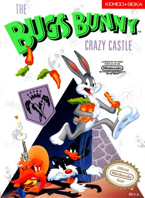 Bugs Bunny Crazy Castle - Nintendo Entertainment System (NES) (Kemco-Seika) video game collectible - Main Image 1