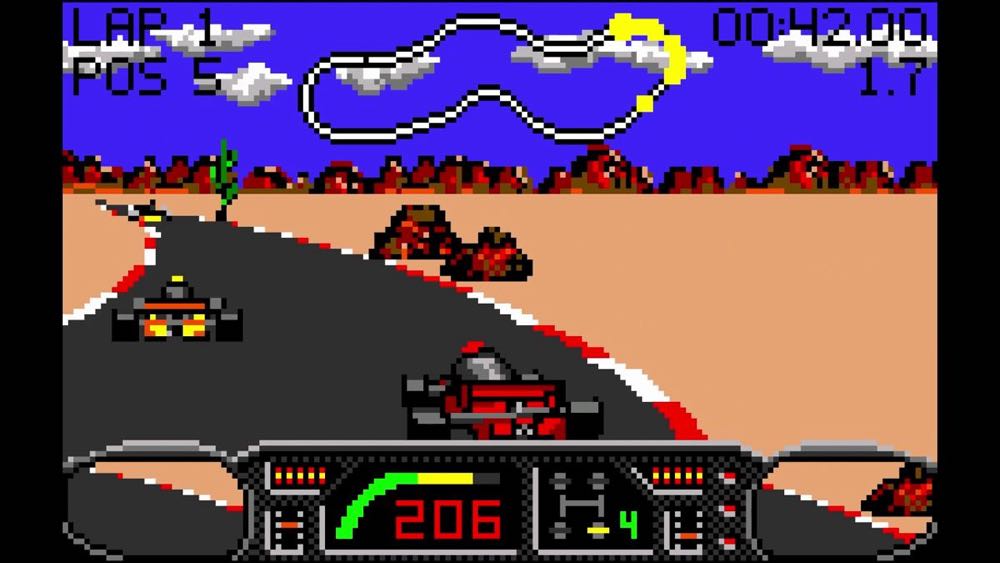Checkered Flag - Atari Lynx (Atari - 6) video game collectible [Barcode 077000020697] - Main Image 3