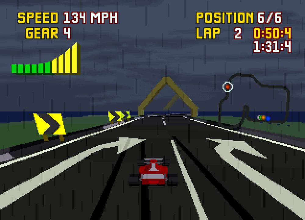 Checkered Flag - Atari Jaguar (Atari - 1) video game collectible [Barcode 077000400079] - Main Image 3