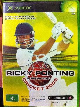 Ricky Ponting International Cricket 2005 - Microsoft Xbox (Codemasters - 4) video game collectible [Barcode 5024866329339] - Main Image 1