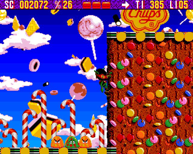 Zool - Commodore Amiga (Gremlin) video game collectible - Main Image 2