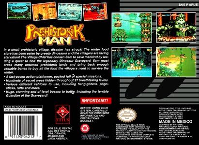 Prehistorik Man - Nintendo Game Boy Advance (GBA) video game collectible - Main Image 2