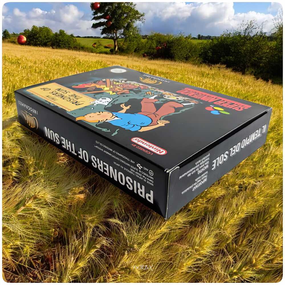 Tintin El Templo Del Sol - Nintendo Super Nintendo Entertainment System (SNES) video game collectible - Main Image 3