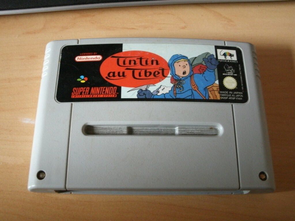 Tintin Au Tibet - Nintendo Super Nintendo Entertainment System (SNES) video game collectible - Main Image 1