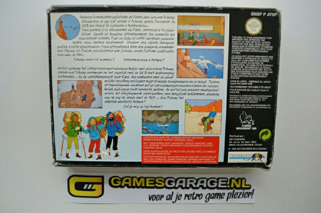Tintin Au Tibet - Nintendo Game Boy video game collectible - Main Image 2