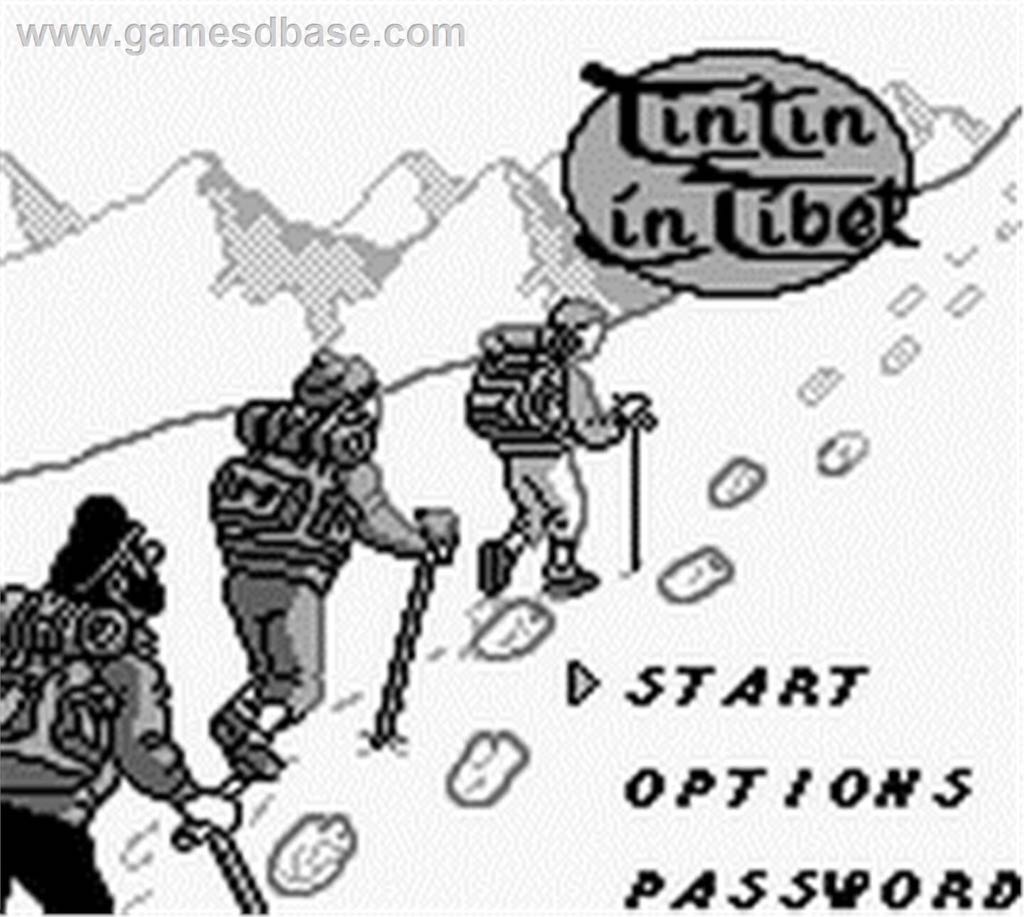 Tintin Au Tibet - Nintendo Game Boy (Infogrames) video game collectible - Main Image 2