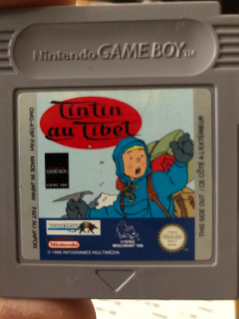 Tintin Au Tibet - Nintendo Game Boy video game collectible - Main Image 1