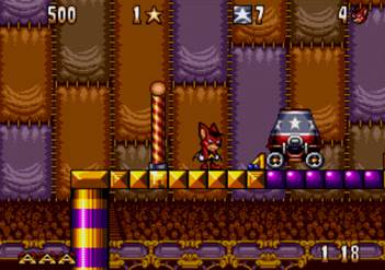 Aero The Acro-bat - Nintendo Super Nintendo Entertainment System (SNES) (Single-Player) video game collectible - Main Image 2