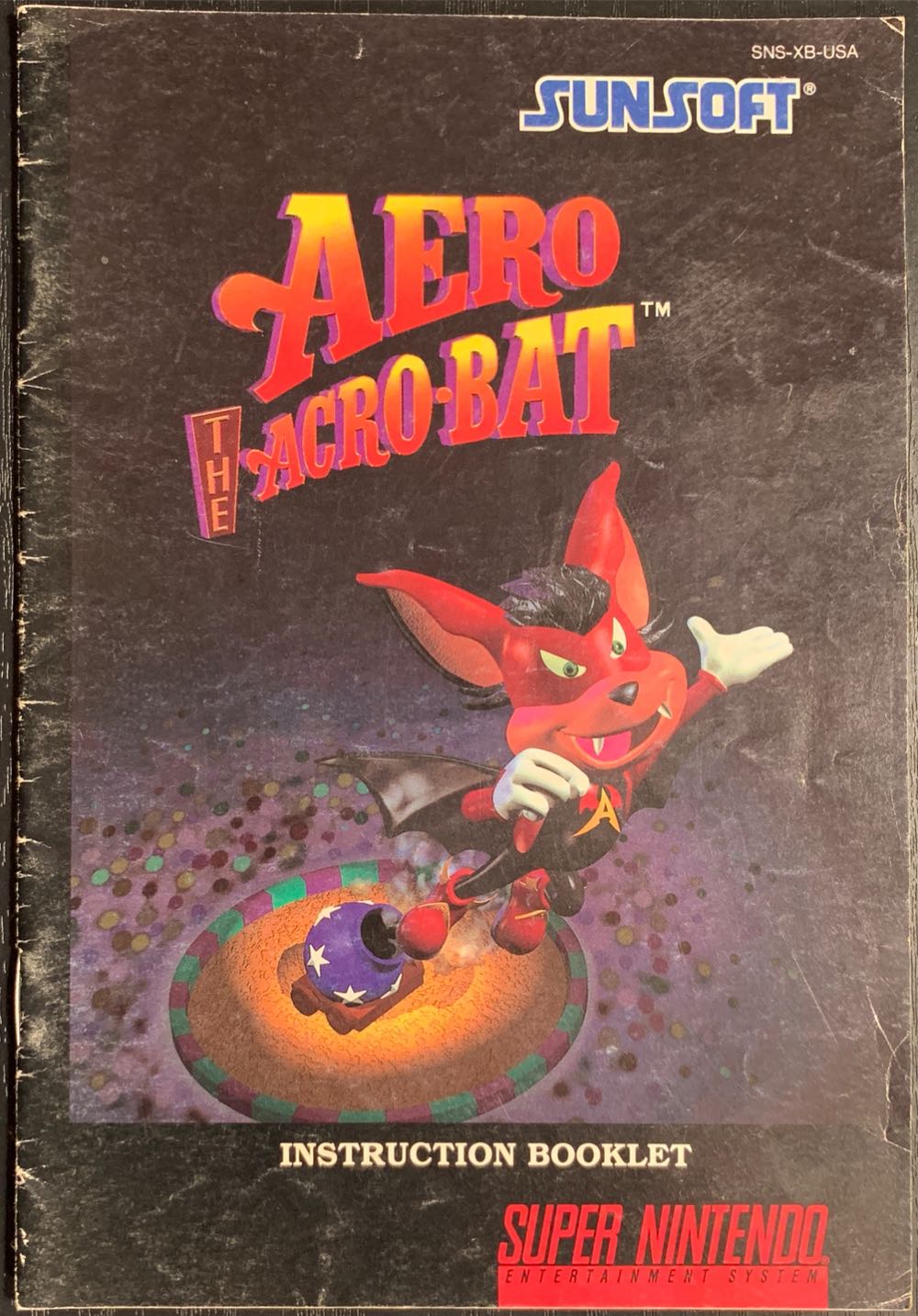 Aero The Acro-bat - Nintendo Super Nintendo Entertainment System (SNES) (Single-Player) video game collectible - Main Image 3