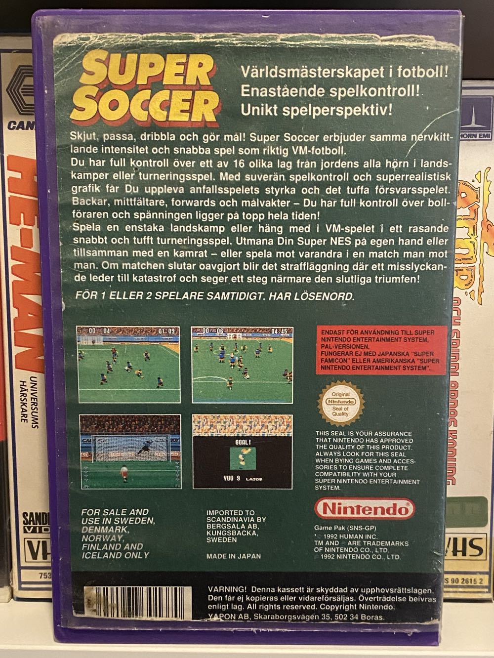 Super Soccer - Nintendo Super Nintendo Entertainment System (SNES) (Nintendo) video game collectible - Main Image 2