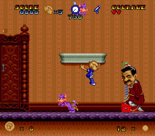 Denis La Malice - Nintendo Super Nintendo Entertainment System (SNES) (Ocean - 1) video game collectible - Main Image 2