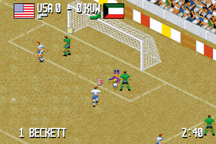 Feverpitch Soccer - Sega Mega Drive (U.S Gold - 1-2) video game collectible [Barcode 5013442560846] - Main Image 4