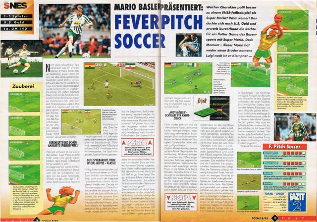 Feverpitch Soccer - Nintendo Super Nintendo Entertainment System (SNES) video game collectible - Main Image 2