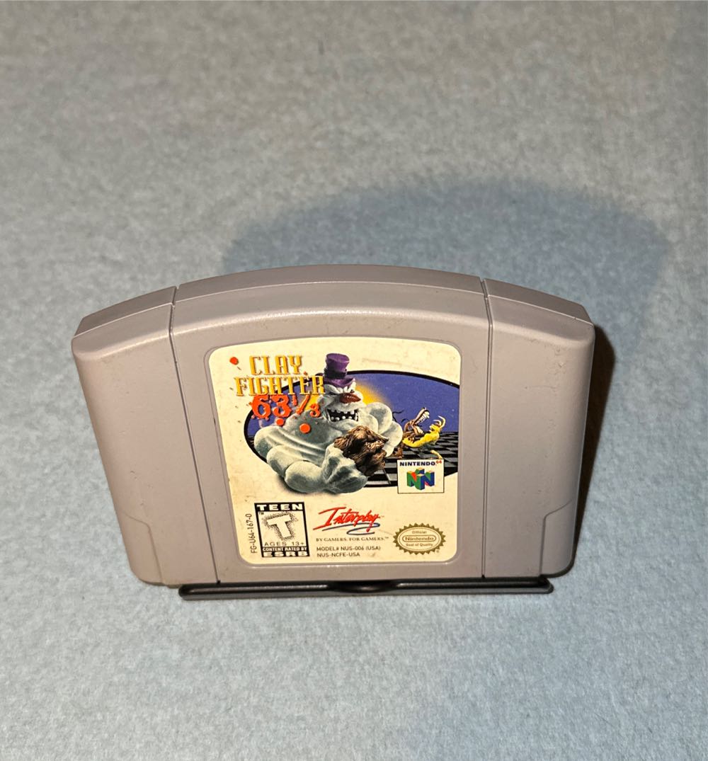 Clay Fighter 63⅓ - Nintendo 64 (N64) video game collectible - Main Image 3
