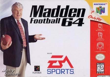 Madden Football 64 - Nintendo 64 (N64) video game collectible - Main Image 1