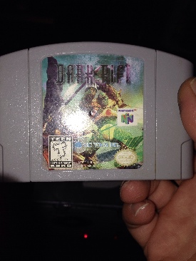 Dark Rift - Nintendo 64 (N64) (Vic Tokai, Inc. - 1-2) video game collectible [Barcode 034912640016] - Main Image 1