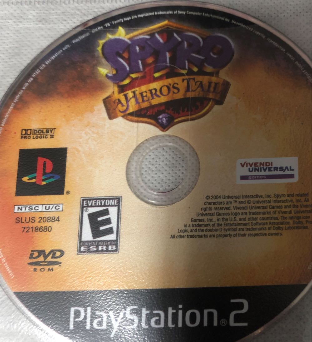 Spyro A Heros Tail - Sony PlayStation 2 (PS2) (Vivendi Games - 1) video game collectible - Main Image 4