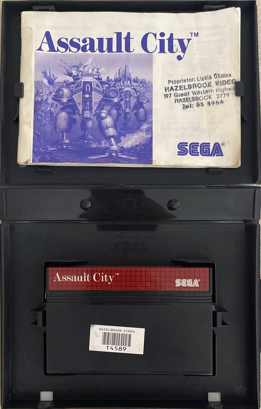 Assault City - Sega Master System (Sega - 1) video game collectible [Barcode 4974365634346] - Main Image 3