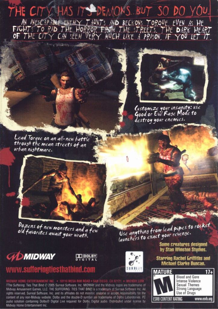 The Suffering Ties That Bind - Sony PlayStation 2 (PS2) video game collectible - Main Image 2