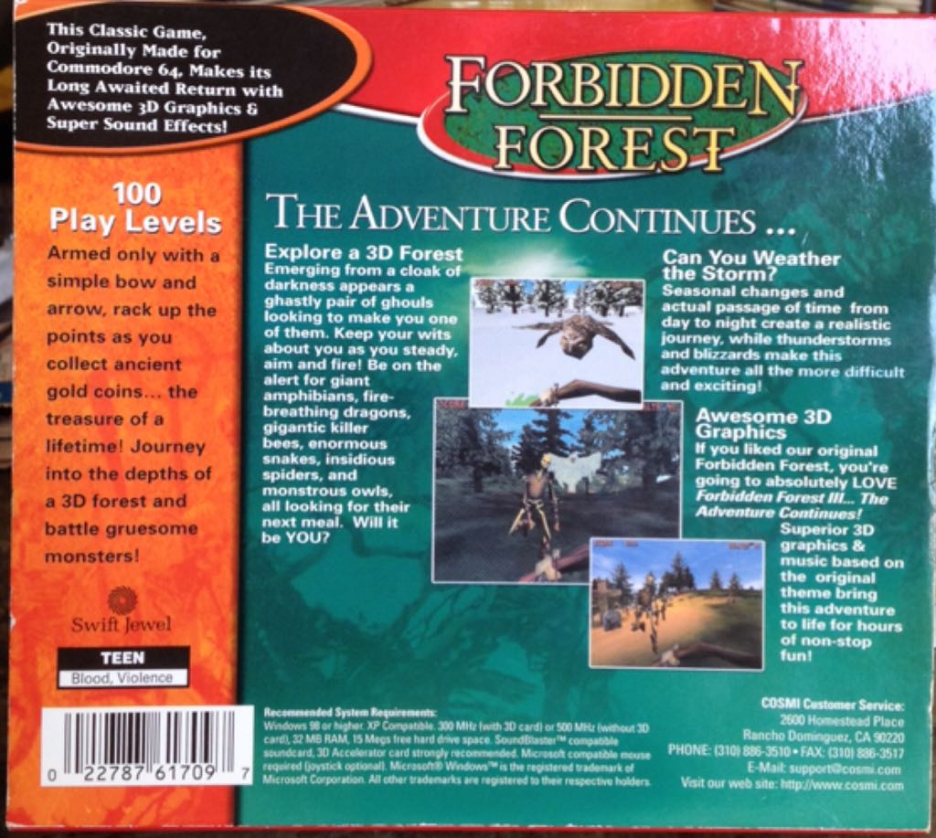 Forbidden Forest - PC (Cosmi) video game collectible [Barcode 022787617097] - Main Image 2