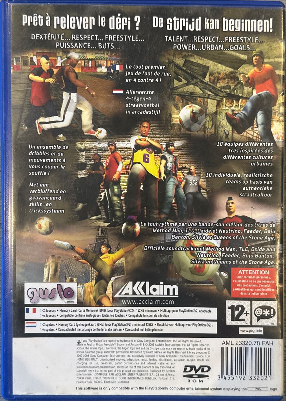 Urban Freestyle Soccer - Sony PlayStation 2 (PS2) (1-2) video game collectible [Barcode 3455192332021] - Main Image 2