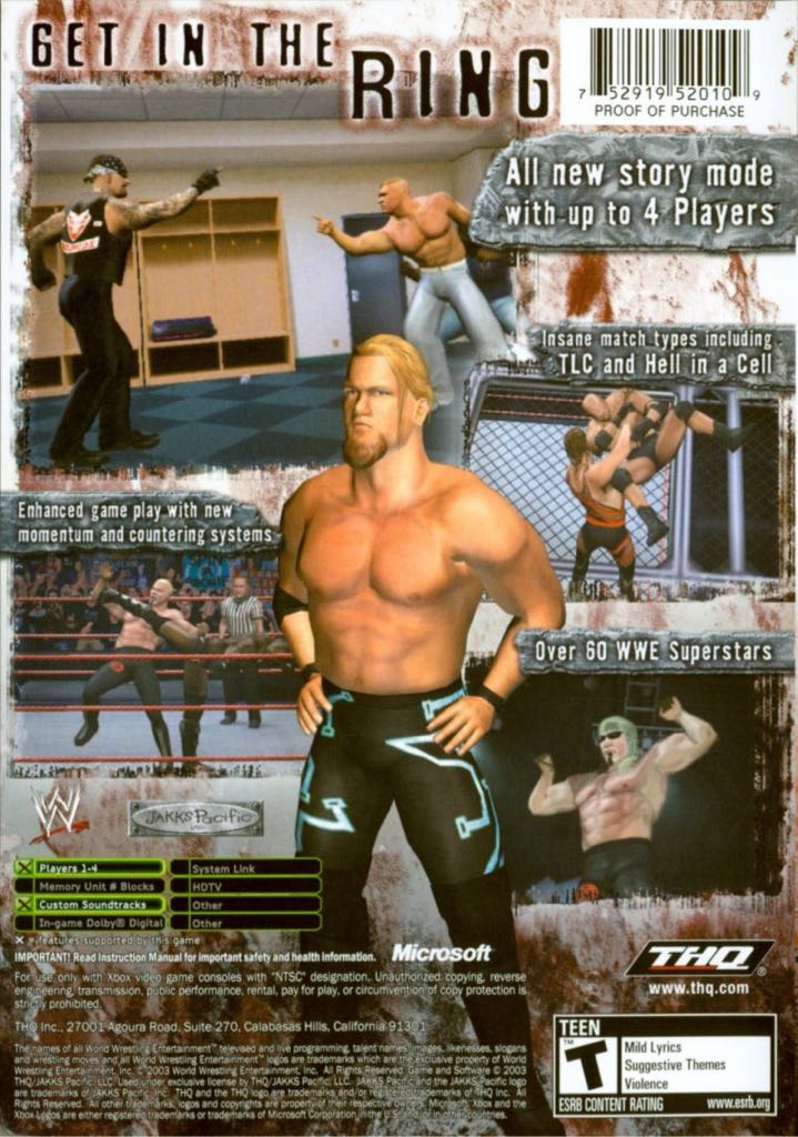 WWE: Raw 2 - Microsoft Xbox (THQ - 4) video game collectible [Barcode 4005209044431] - Main Image 2