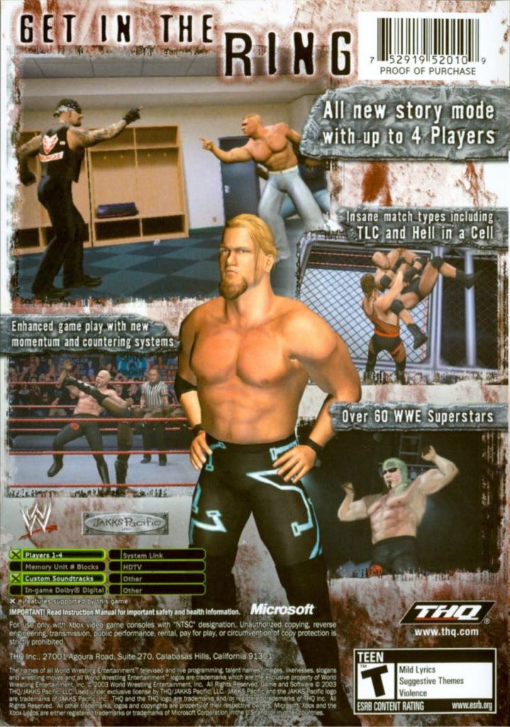 WWE Raw 2 - Microsoft Xbox video game collectible - Main Image 2