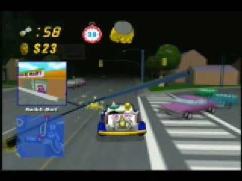 The Simpsons: Road Rage - Sony PlayStation 2 (PS2) (Electronic Arts/EA Games - 1) video game collectible [Barcode 014633143850] - Main Image 3