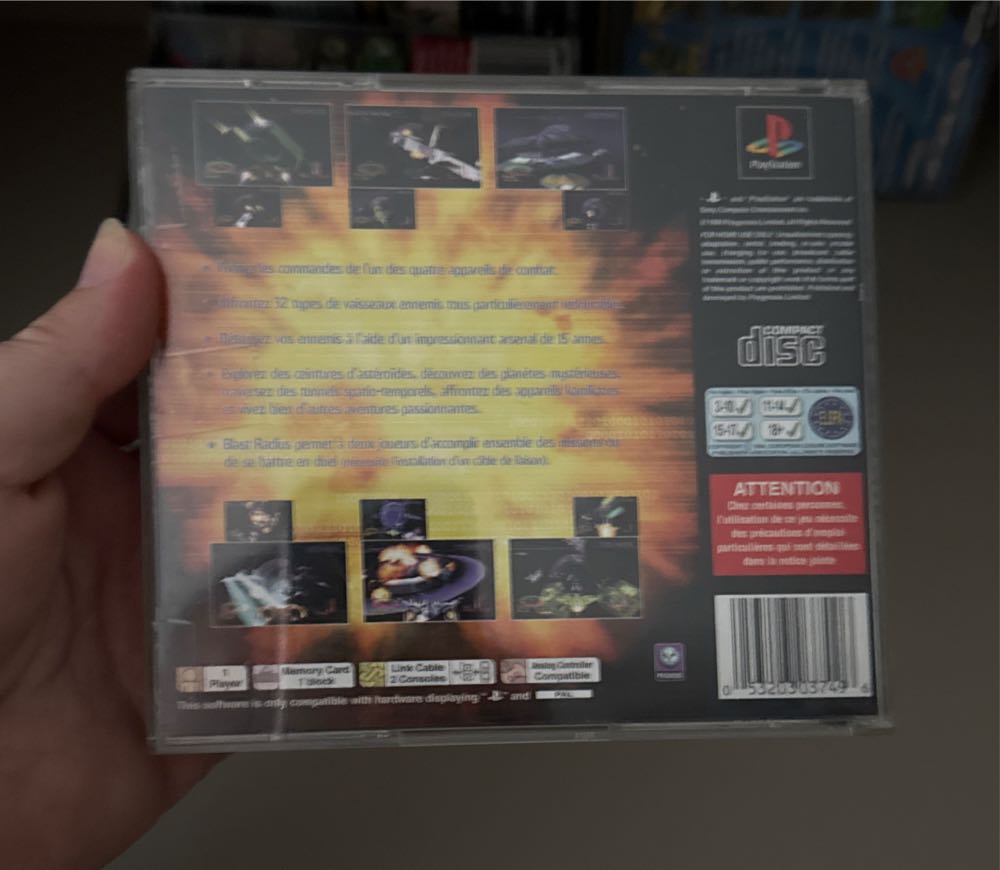 Blast Radius - Sony PlayStation (1) video game collectible [Barcode 053203037496] - Main Image 3