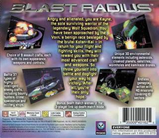 Blast Radius - Sony PlayStation (Psygnosis - 1) video game collectible [Barcode 735009401625] - Main Image 2