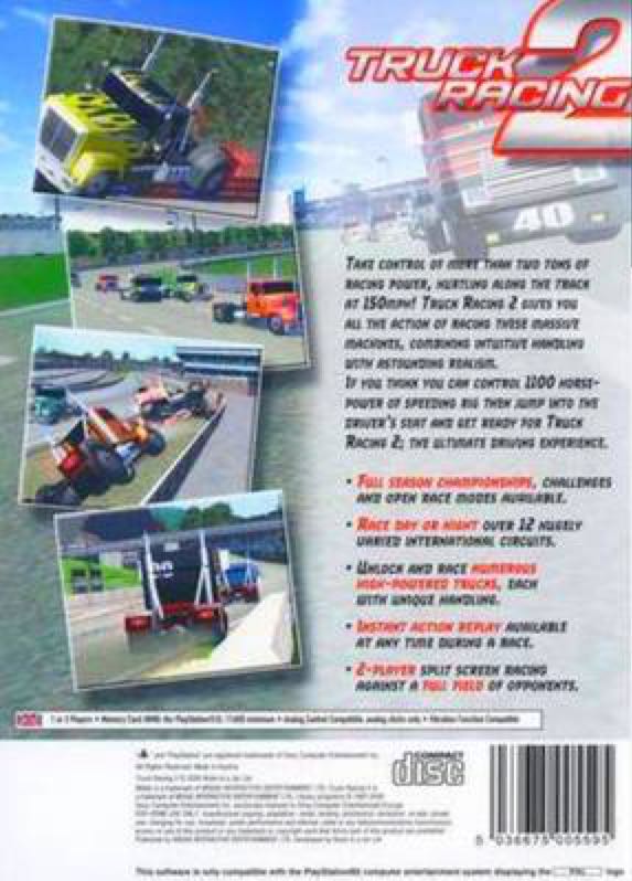 Truck Racing 2 - Sony PlayStation 2 (PS2) (Midas - 1-2) video game collectible [Barcode 5036675005595] - Main Image 2