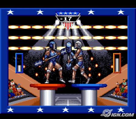 American Gladiators - Nintendo Super Nintendo Entertainment System (SNES) video game collectible - Main Image 2