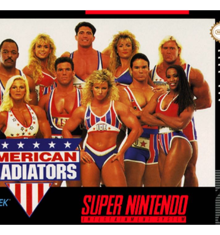 American Gladiators - Nintendo Super Nintendo Entertainment System (SNES) video game collectible - Main Image 1
