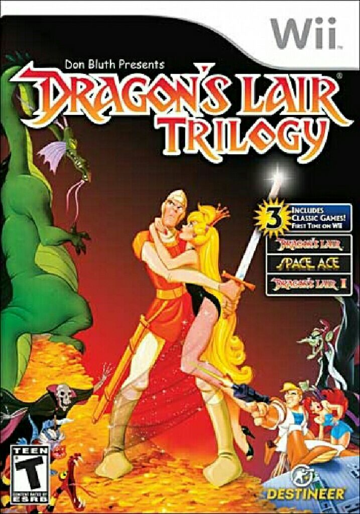 Dragons Lair Trilogy - Nintendo Wii video game collectible - Main Image 1