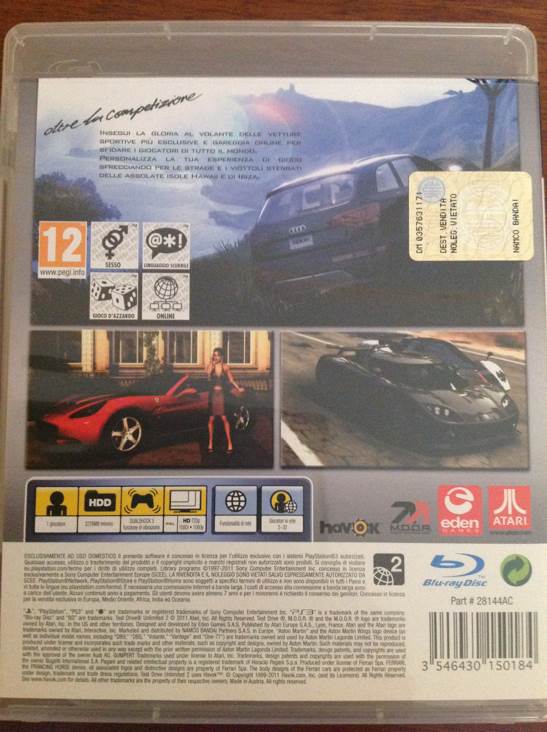 Test Drive Unlimited 2 - Sony PlayStation 3 (PS3) video game collectible [Barcode 3546430150184] - Main Image 2