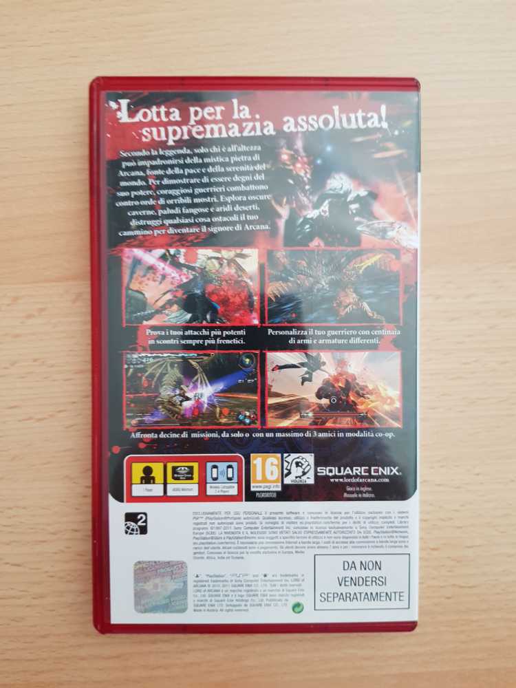 Lord of Arcana - Sony PlayStation Portable (PSP) (Square Enix - 1) video game collectible [Barcode 5021290046399] - Main Image 2