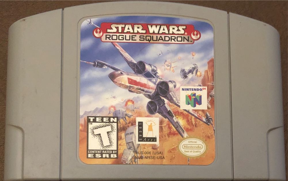 Star Wars: Rogue Squadron - Nintendo 64 (N64) (LucasArts - 1) video game collectible [Barcode 645498870379] - Main Image 3