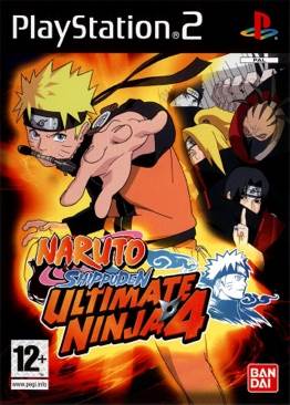 Naruto Shippuden : Ultimate Ninja 4 - Sony PlayStation 2 (PS2) (Bandai Namco - 1-2) video game collectible [Barcode 3296580807215] - Main Image 1