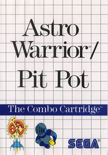 Astro Warrior / Pit Pot - Sega Master System video game collectible - Main Image 1