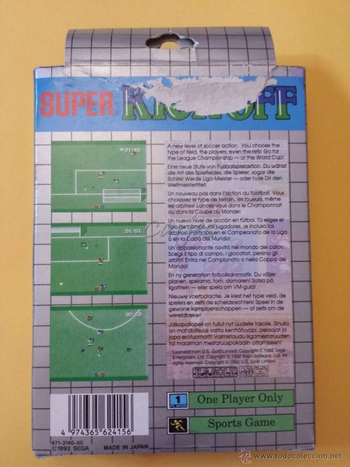 Super Kick Off - Sega Master System (2) video game collectible - Main Image 2